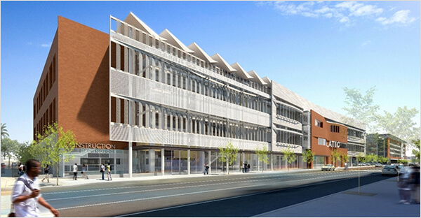 Rendering of the LATTC Construction Technology Building