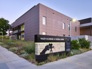 Valley Academic and Cultural Center signage decorative signage