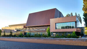 Exterior view of the Valley Academic and Cultural Center complex